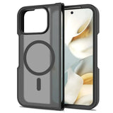 Matte Silicone Shockproof MagSafe Google Pixel Fold Case-Exoticase-Black-Pixel 10 Pro Fold-Exoticase