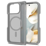 Matte Silicone Shockproof MagSafe Google Pixel Fold Case-Exoticase-Gray-Pixel 10 Pro Fold-Exoticase