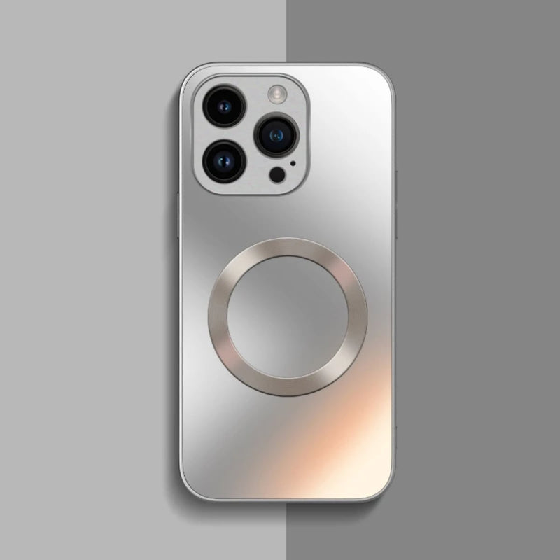 MatteFrost MagSafe Apple iPhone Case - Exoticase - For iPhone 15 Pro Max / Silver