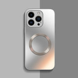 MatteFrost MagSafe Apple iPhone Case - Exoticase - For iPhone 15 Pro Max / Silver