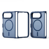 MatteFrost Translucent MagSafe iPhone Duo Case-Exoticase-Blue-iPhone Duo-Exoticase