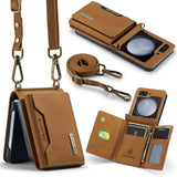 Mega Wallet Samsung Z Flip Case with Lanyard-Exoticase-Exoticase