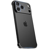 MetalEdge iPhone Bumper with Camera Lens Protector-Exoticase-Black-iPhone 17 Pro Max-Exoticase