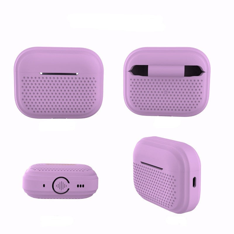 Micro Holes Silicone AirPods Case-Exoticase-