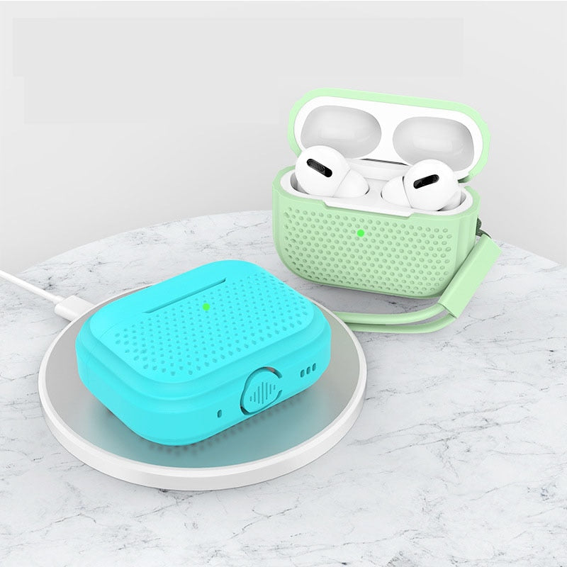 Micro Holes Silicone AirPods Case-Exoticase-