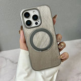 Micro Threads Matte Polished iPhone Case-Exoticase-For iPhone 16 Pro Max-Gray-Exoticase
