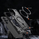 Military Armor Anti-shock Samsung Case With Ring-Exoticase-Exoticase