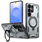 Military Armor Anti-shock Samsung Case With Ring-Exoticase-For Samsung S26 Ultra-Gray-Exoticase