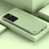 Minimalist Frameless Samsung Case-Samsung Galaxy Phone Case-Exoticase-For Samsung S23 Ultra-Green-
