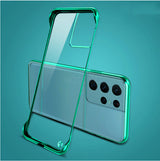 Minimalist Samsung Galaxy Case-Exoticase-For Samsung S22 Ultra-Green-