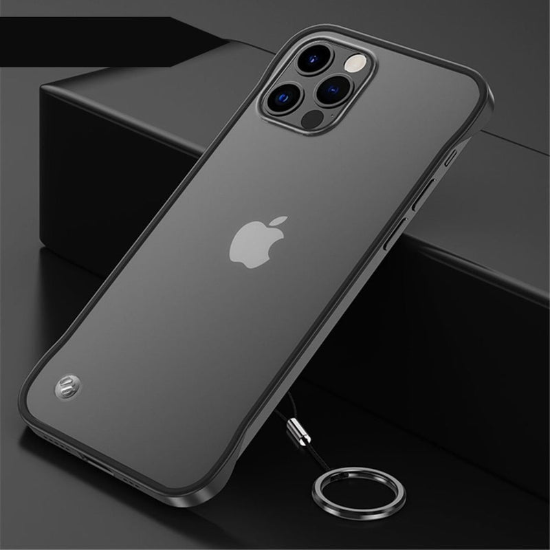 Minimalist iPhone Case-Exoticase-For iPhone 14 Pro Max-Black-