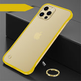 Minimalist iPhone Case-Exoticase-For iPhone 14 Pro Max-Yellow-