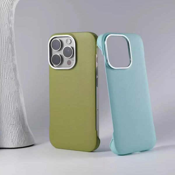 Minimalistic Frameless PU Leather iPhone Case-iPhone Leather Case-Exoticase-Exoticase