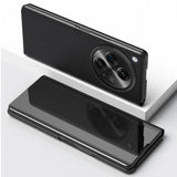 Mirror Clear View Flip Case For Oneplus Open-Exoticase-Black-Exoticase