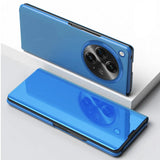 Mirror Clear View Flip Case For Oneplus Open-Exoticase-Blue-Exoticase