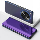Mirror Clear View Flip Case For Oneplus Open-Exoticase-Purple Blue-Exoticase
