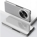 Mirror Clear View Flip Case For Oneplus Open-Exoticase-Silver-Exoticase