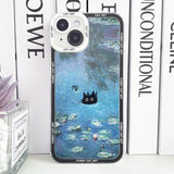 Monet Van Gogh Cat Art iPhone Case - Exoticase - iPhone 15 Pro Max / 04