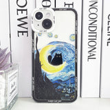 Monet Van Gogh Cat Art iPhone Case - Exoticase - iPhone 15 Pro Max / 03