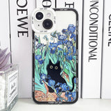 Monet Van Gogh Cat Art iPhone Case - Exoticase - iPhone 15 Pro Max / 01