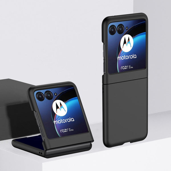 Motorola Razr+ Shockproof Slim Case-Exoticase-Black-