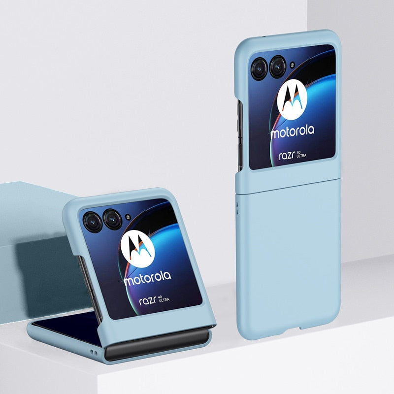Motorola Razr+ Shockproof Slim Case, Sky Blue / Razr 2024