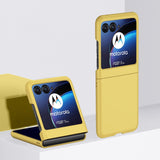 Motorola Razr+ Shockproof Slim Case-Exoticase-Yellow-