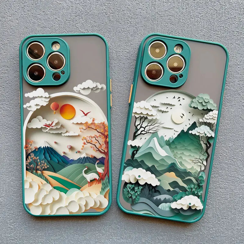 Mountain Landscape Modish Design iPhone Case-Exoticase-Exoticase