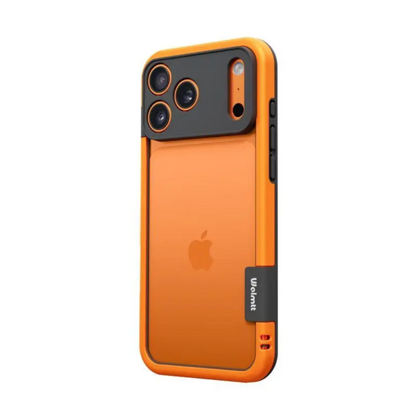 Multi Color Silicone iPhone Bumper Frame-Exoticase-For iPhone 17 Pro Max-All Orange-Exoticase