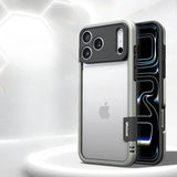 Multi Color Silicone iPhone Bumper Frame-Exoticase-For iPhone 17 Pro Max-All Gray-Exoticase