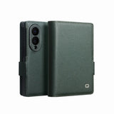 Premium Genuine Cowhide Leather Fold 8 Wallet Case