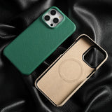Natural Cowhide Lychee Leather iPhone Case-Exoticase-Exoticase