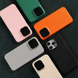 Natural Cowhide Lychee Leather iPhone Case-Exoticase-Exoticase