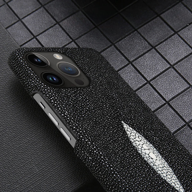 Natural Stingray Leather iPhone Case-Exoticase-Exoticase