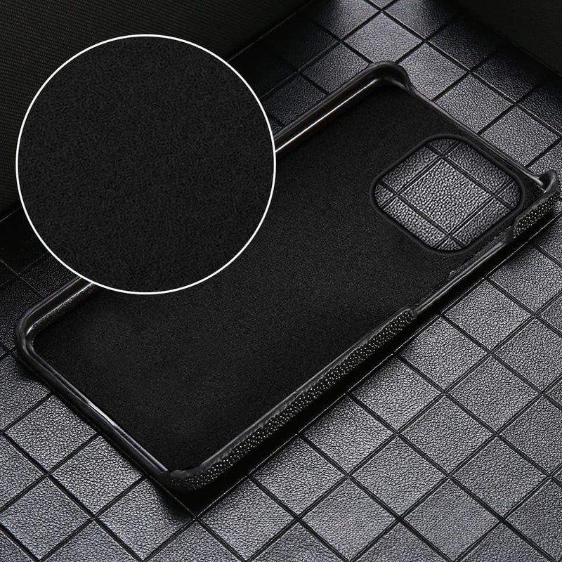 Natural Stingray Leather iPhone Case-Exoticase-Exoticase