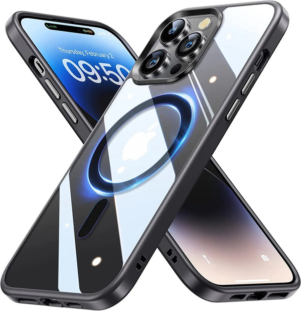 NeverYellow A Grade iPhone MagSafe Case-Exoticase-For iPhone 16 Pro Max-Black-Exoticase