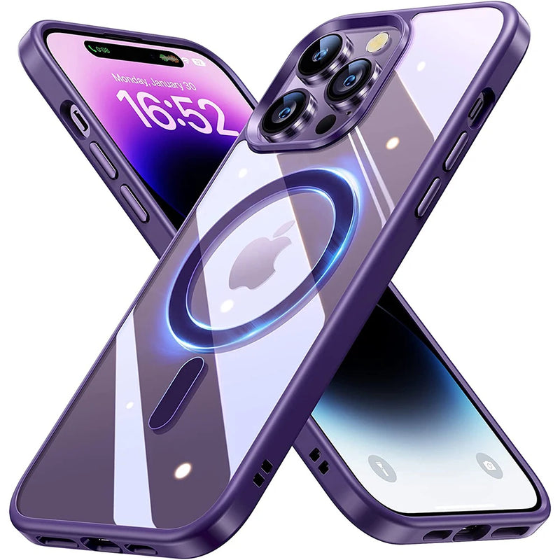 NeverYellow A Grade iPhone MagSafe Case-Exoticase-For iPhone 16 Pro Max-Purple-Exoticase