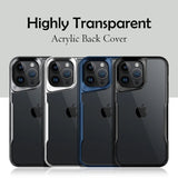 Newzone Transparent Acrylic Back iPhone Case-Exoticase-Exoticase
