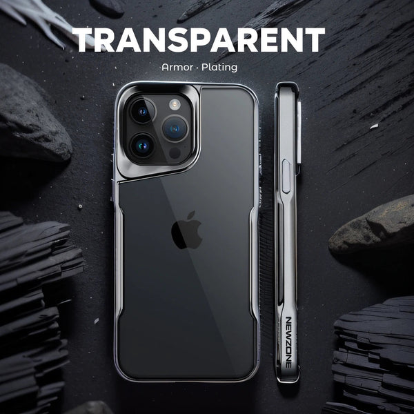 Newzone Transparent Acrylic Back iPhone Case-Exoticase-Exoticase