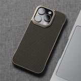 NoFrame Color Mix Carbon iPhone Case-Exoticase-Gold-For iPhone 16 Pro Max-Exoticase