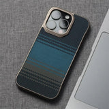 NoFrame Color Mix Carbon iPhone Case-Exoticase-Blue-For iPhone 16 Pro Max-Exoticase