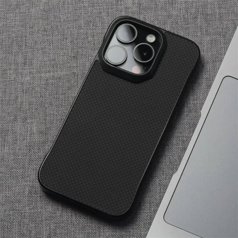 NoFrame Color Mix Carbon iPhone Case-Exoticase-Black-For iPhone 16 Pro Max-Exoticase