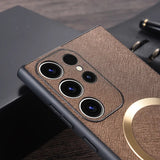 Nylon Cloth Texture Wireless Charging Compatible Samsung Case-Exoticase-