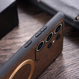 Nylon Cloth Texture Wireless Charging Compatible Samsung Case-Exoticase-