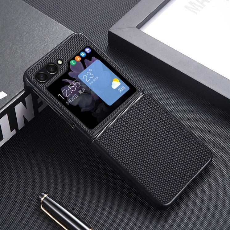 Nylon Protective Outer Shell for Samsung Galaxy Z Flip 5-Exoticase-Galaxy Z Flip 5-Black-