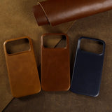 Oil Wax Genuine Leather Apple iPhone Case-Exoticase-Exoticase