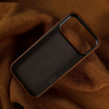 Oil Wax Genuine Leather Apple iPhone Case-Exoticase-Exoticase