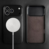 Oil Wax Genuine Leather Apple iPhone Case-Exoticase-Exoticase