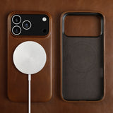 Oil Wax Genuine Leather Apple iPhone Case-Exoticase-Exoticase