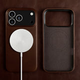 Oil Wax Genuine Leather Apple iPhone Case-Exoticase-Exoticase